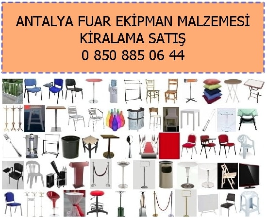 Antalya fuar ekipman malzemesi kiralama satış