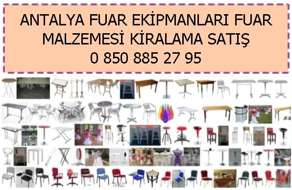 Antalya fuar ekipmanları satışı kiralaması