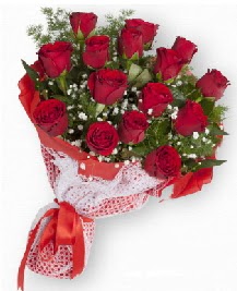 11 kırmızı gülden buket  Antalya Asya güvenli kaliteli hızlı çiçek 