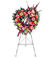  Antalya Asya çiçek gönderme  kalpli karisik çiçek perförje