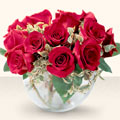  Antalya Asya çiçek online çiçek siparişi  mika yada cam içerisinde 10 gül - sevenler için ideal seçim -