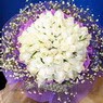 71 adet beyaz gül buketi   Antalya Asya çiçek , çiçekçi , çiçekçilik 