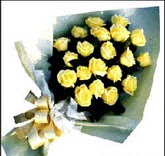 sari güllerden sade buket  Antalya Asya çiçek , çiçekçi , çiçekçilik 
