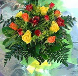 13 adet karisik gül buketi demeti   Antalya Asya uluslararası çiçek gönderme 