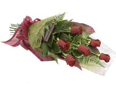 ucuz çiçek siparisi 6 adet kirmizi gül buket  Antalya Asya çiçek siparişi sitesi 