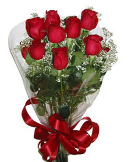 Çiçek sade gül buketi 7 güllü buket  Antalya Asya online çiçek gönderme sipariş 