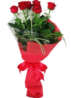 7 adet kirmizi gül buketi  Antalya Asya çiçek yolla , çiçek gönder , çiçekçi  