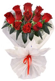 11 adet gül buketi  Antalya Asya internetten çiçek siparişi  kirmizi gül