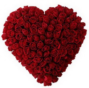 Antalya Asya çiçekçi mağazası  muhteşem kırmızı güllerden kalp çiçeği