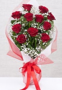 11 kırmızı gülden buket çiçeği  Antalya Asya 14 şubat sevgililer günü çiçek 