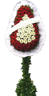 Çift katlı düğün nikah açılış çiçek modeli  Antalya Asya Melisa İnternetten çiçek siparişi 