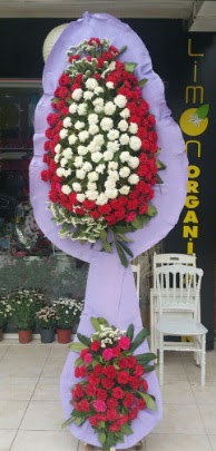 Çift katlı işyeri açılış çiçek modeli  Antalya Asya ucuz çiçek gönder 