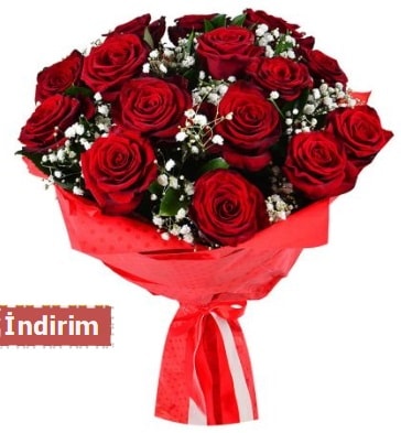 12 Adet kırmızı aşk gülleri  Antalya Asya çiçek satışı 