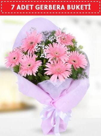 Pembe Gerbera Buketi  Antalya Asya çiçek , çiçekçi , çiçekçilik 